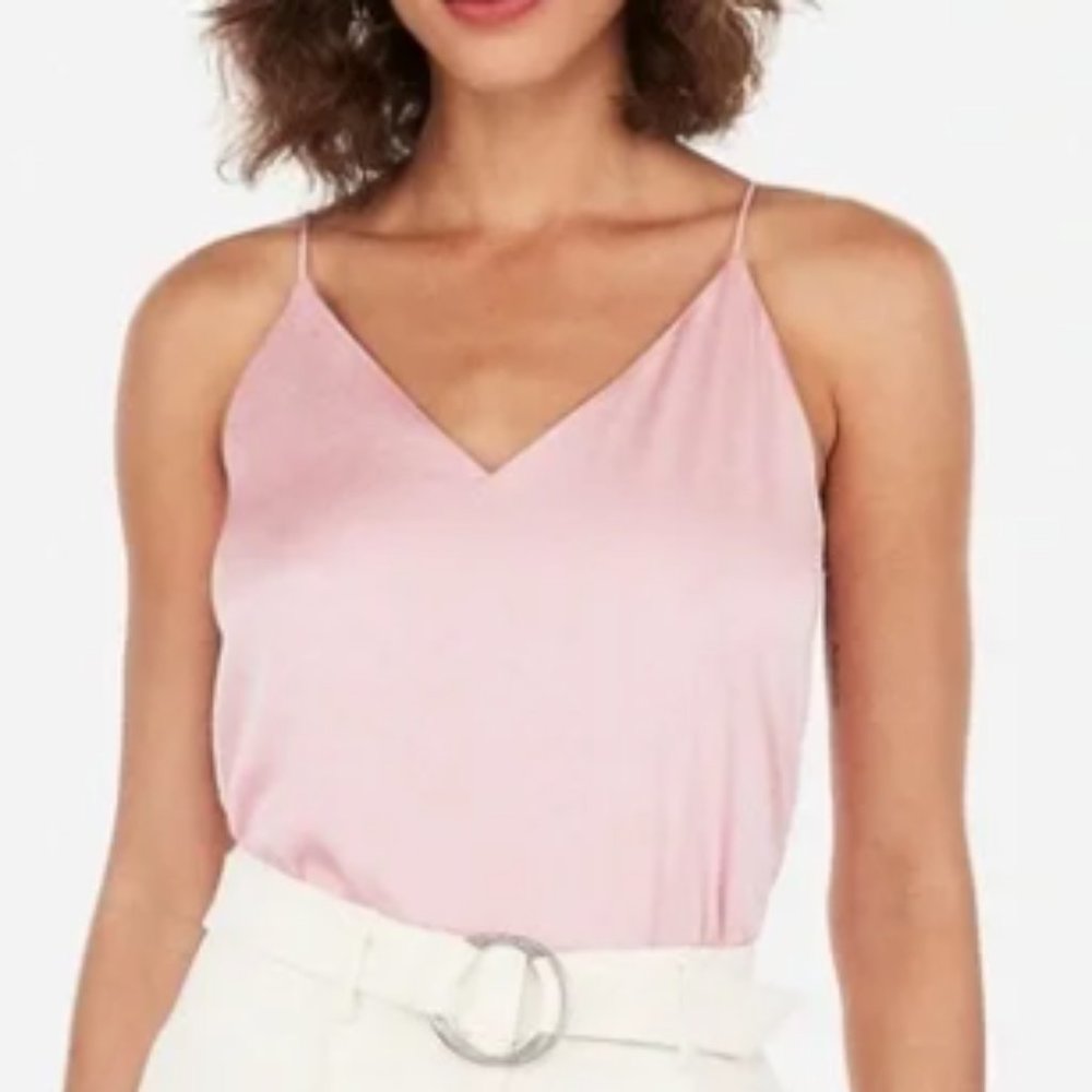EXPRESS Downtown Cami Dressy Thin Strap V Neck